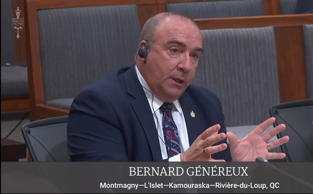 Bernard Généreux réitère sa suggestion de nom pour le nouveau comté fédéral