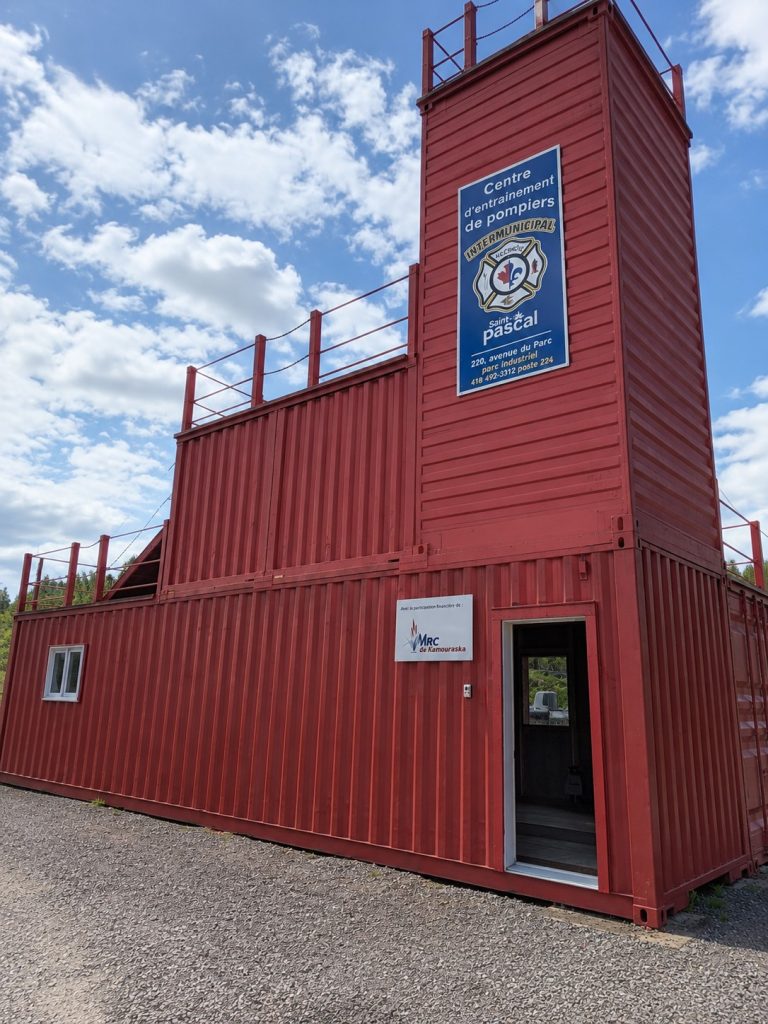 Un nouveau centre d’entraînement incendie voit le jour à Saint-Pascal ...